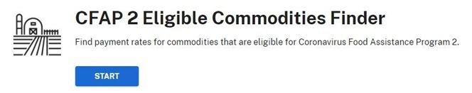 CFAP 2 Eligible Commodities Finder